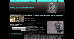 Desktop Screenshot of coursdedessingratuit.fr